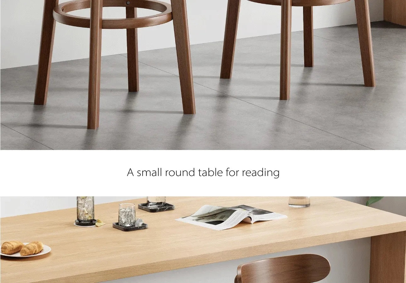 Wooden Bar Stool Modern Dining Room Office Stool Luxury Chaises for Nordic Interior Decoration Luxury Wooden Dining Stool