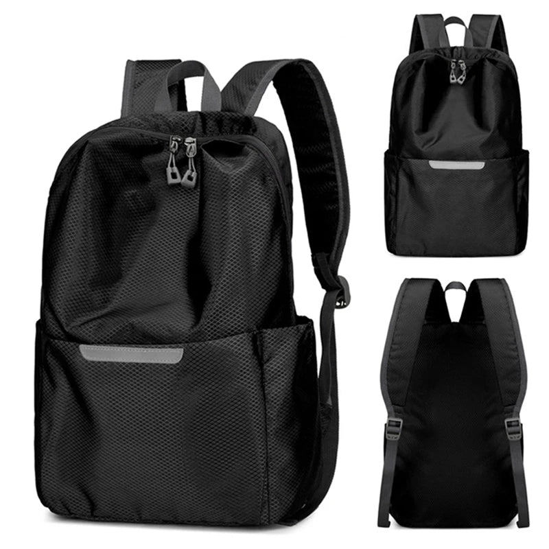 Mini Men's Backpack Fashion Small Black Shoulder School Bag for Man 2024 Canvas Designer Waterproof Sports Travel Male Backpacks