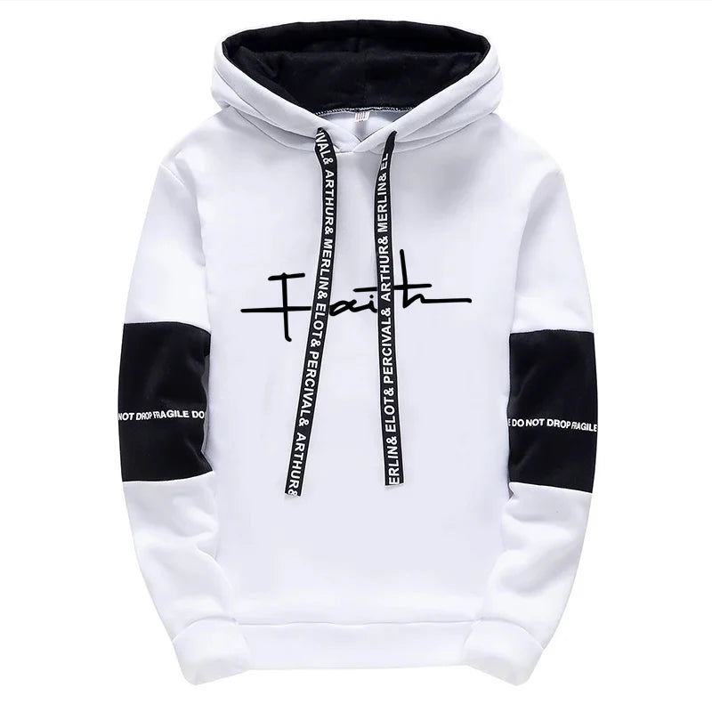 Casual Mens Tracksuit Printing Sweatshirts Outdoors  Sports Jogging Mens Clothing Versatile Single Piece Hoodie Pants Sportswear