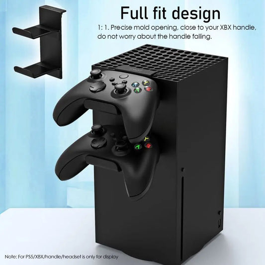 Headphone Wall Mount Holder Bracket Hanger Storage Stand For PS5 Host For Xbox Series X Headset Hook Console Gamepad Accessories