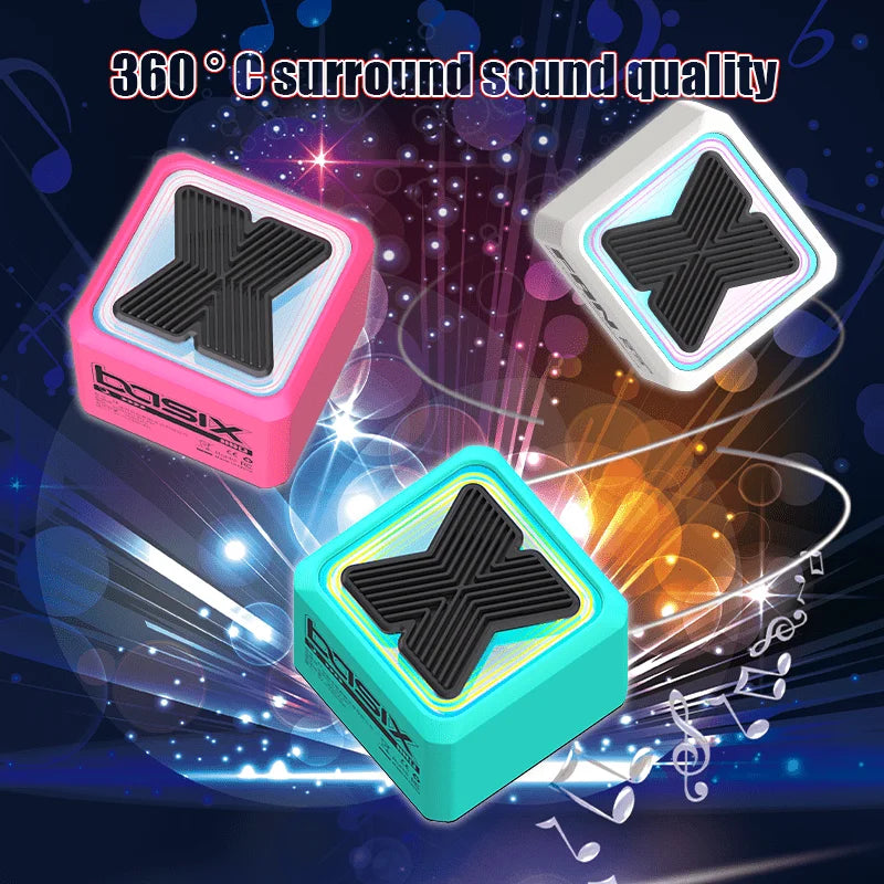 wireless bluetooth Speaker Mini Portable speaker with Stereo Pairing Hands-Free Call for Travel Outdoor Wireless BT Speakers