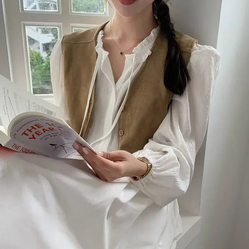 سترات أنيقة للنساء، معطف ربيعي وخريفي، مناسب لجميع المناسبات، كاجوال، موضة كورية، أناقة هاراجوكو، ملابس الشارع، أناقة نسائية