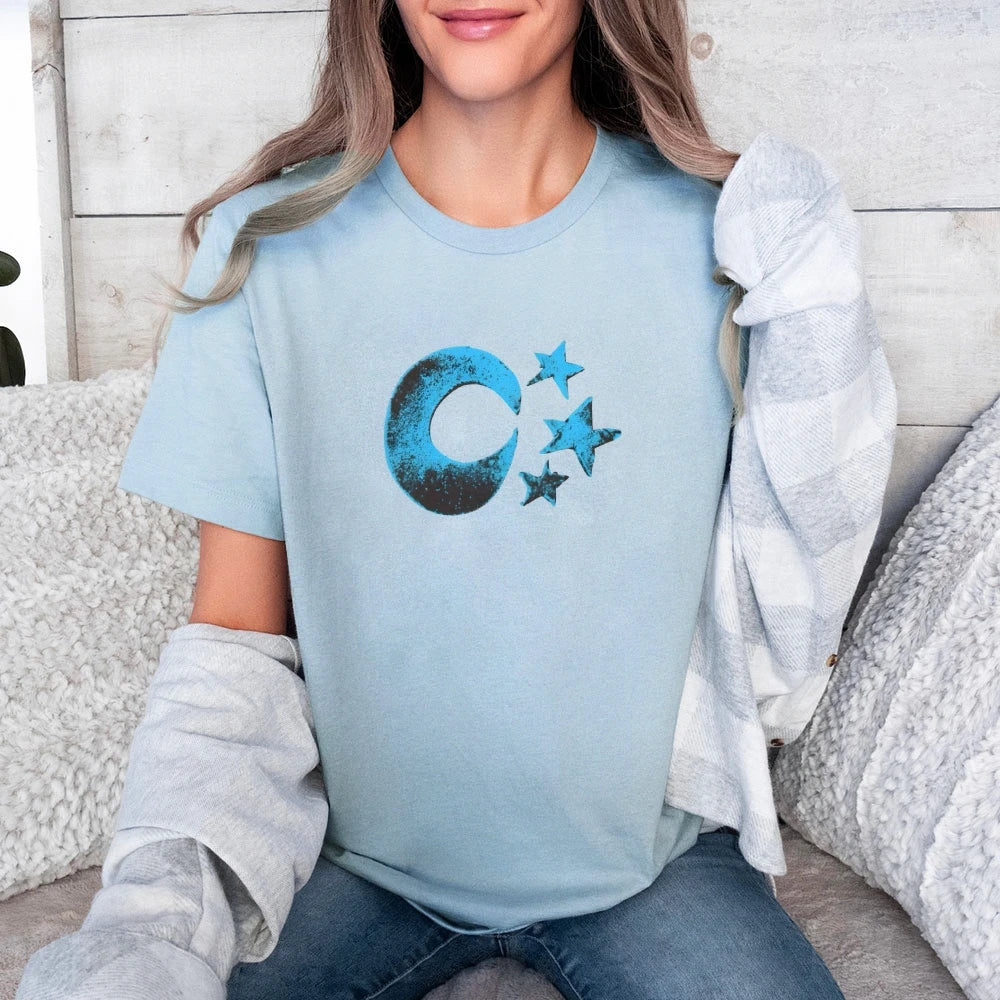 Women  Fashion Cotton Tops Trendy Y2K Graphic T-shirt Oversized Fit Stretchable Comfy Fabric  Easy Match Jeans Skirts All Season