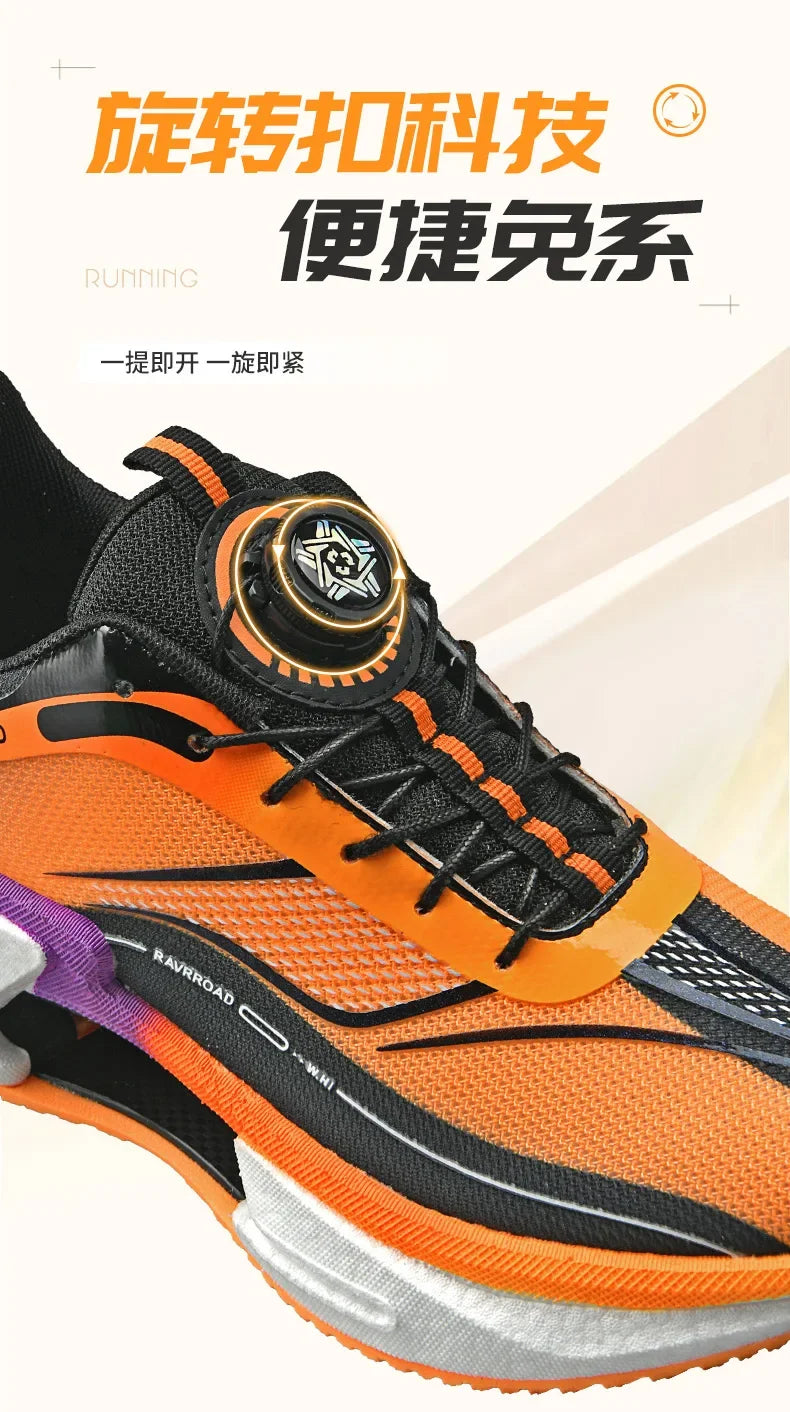 أحذية رياضية رجالية للجري، أحذية ماراثون كاجوال، خفيفة الوزن، قابلة للتنفس، مريحة، رياضية، مضادة للانزلاق، أحذية رياضية للمشي في الهواء الطلق