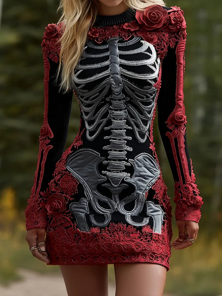 2025 Women Dress Elegant Fashion Beautiful Women's Dresses Party Night Dresses Evening Woman Dress Female Printed Bodycon Skirts