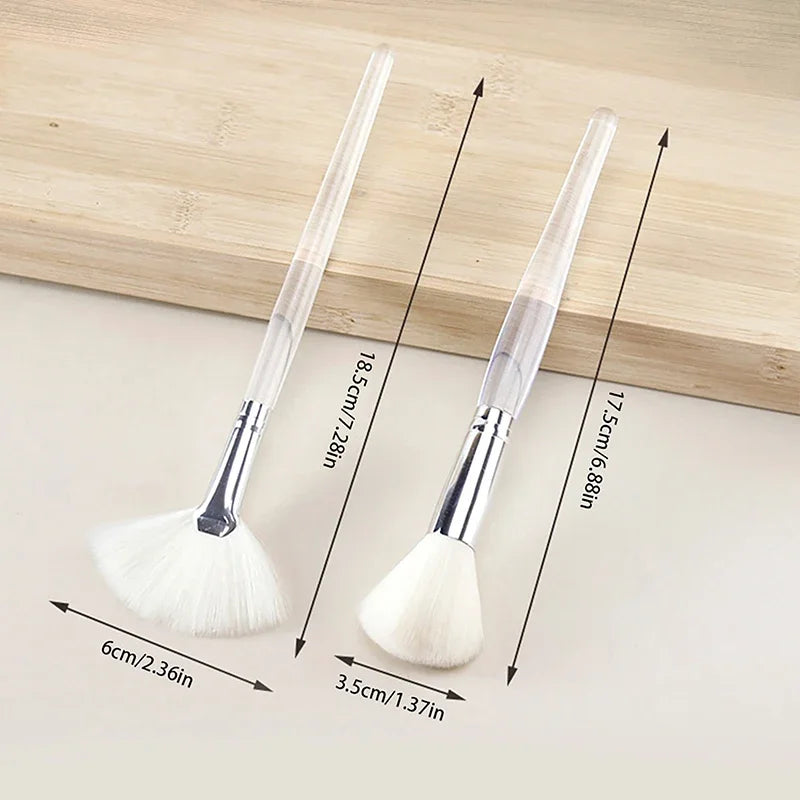 1Pc DIY Facial Cleanser Brush Soft Hair Face Massage Wash Brush Face Mask Brush Portable Skin Care Beauty Makeup Tool