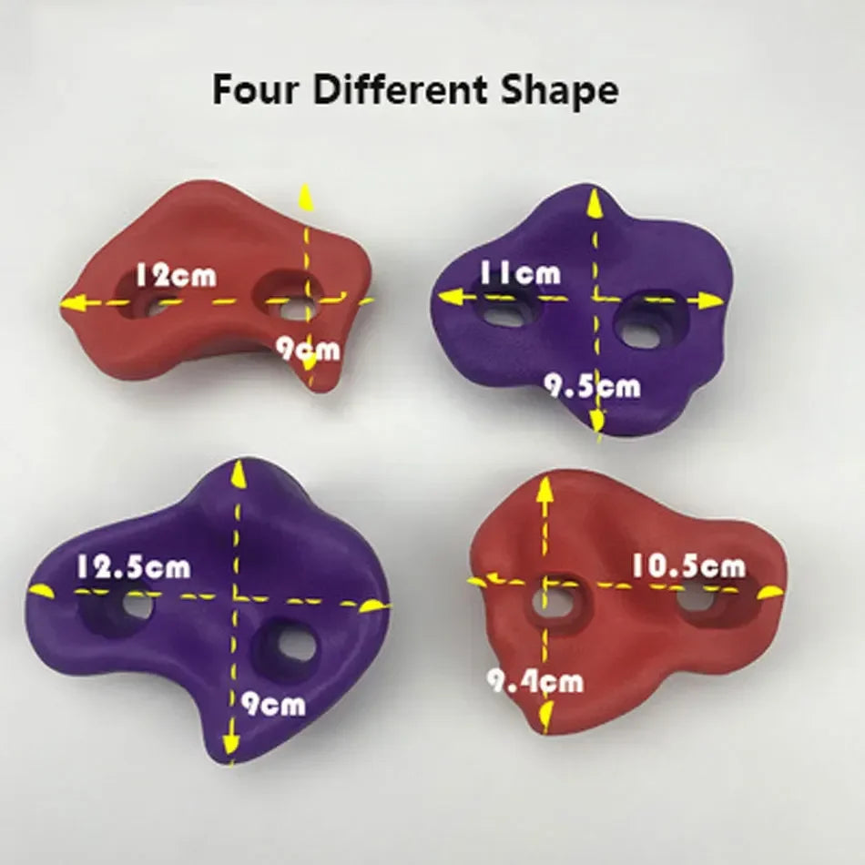 Toys For Children Kids Rock Climbing Wall Holds Games Children Wood Wall Climbing Stones Toys Child Playground Outdoor Playset