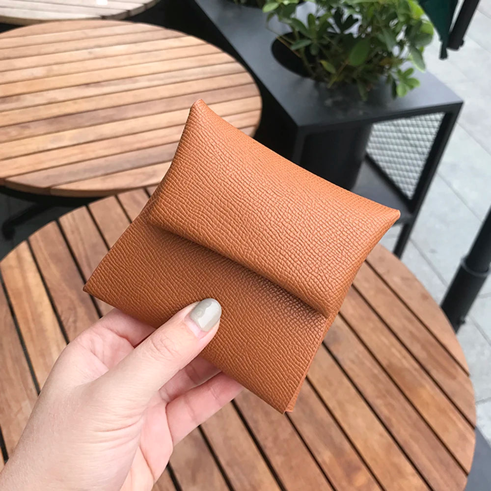 محفظة نقود من الجلد الأصلي للنساء والرجال بتصميم فاخر، حقيبة بطاقات ائتمان قابلة للطي، حروف مخصصة، حقيبة نقود صلبة، محفظة صغيرة