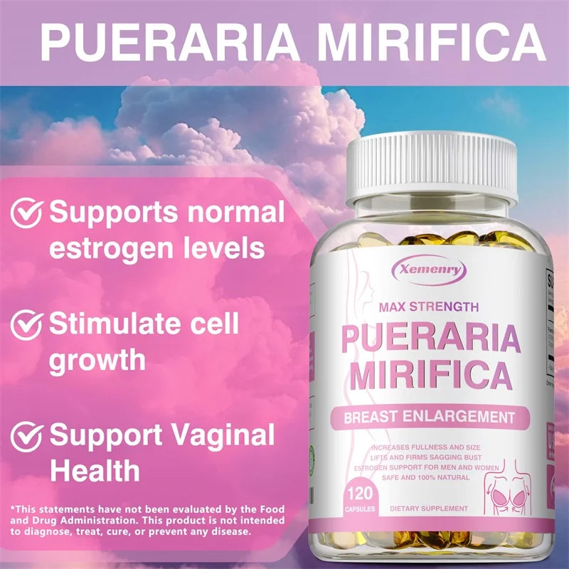 Pueraria Mirifica - Breast Growth, Vaginal Health, Menopause Relief, Skin & Hair Health