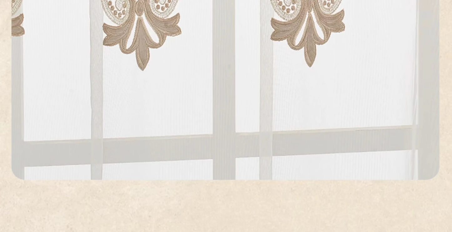 European American Curtains for Living dining Room Bedroom  Retro High-end Court French Villa Blackout Luxury Atmosphere High-end