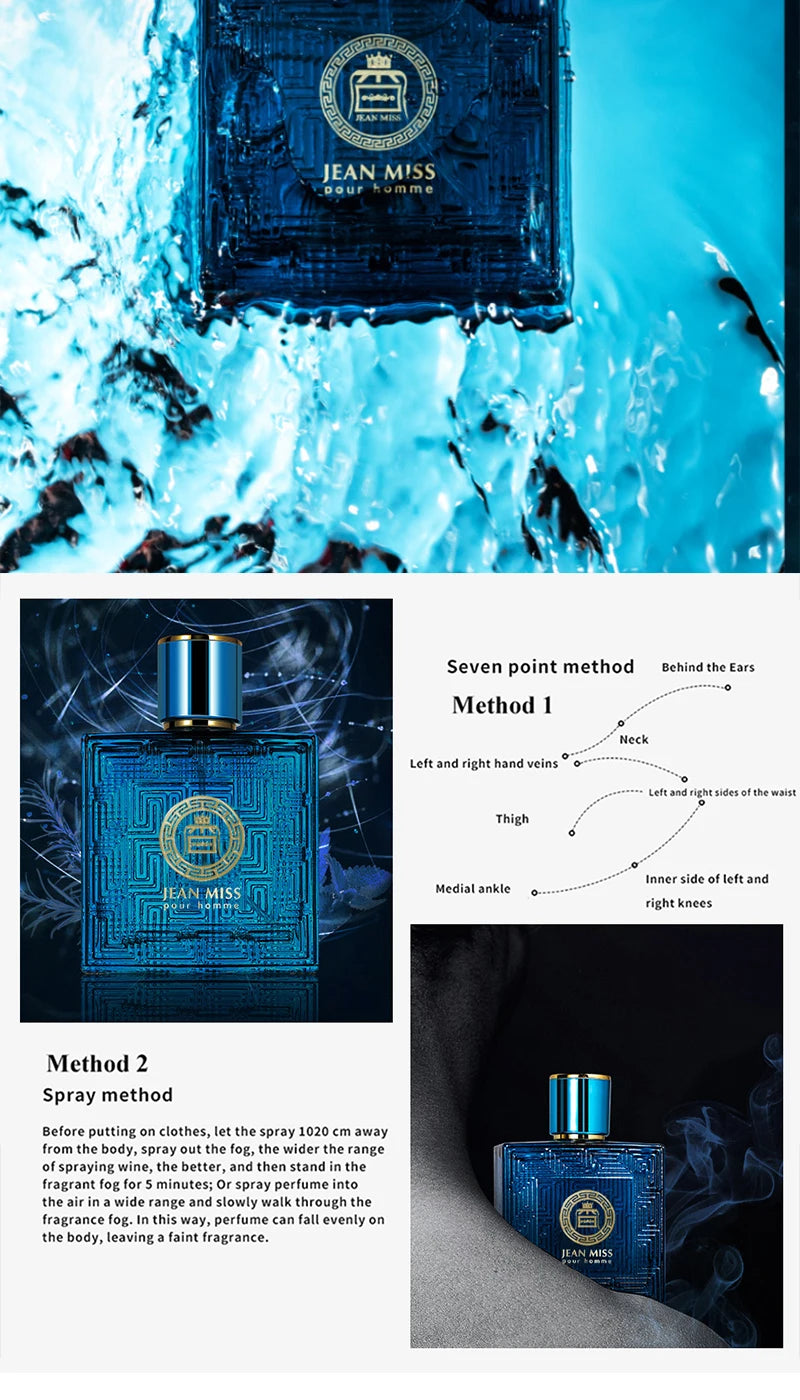 Ares Men's Perfume - 50ml, Fresh Light Fragrance, Woody Scent, Ideal for Daily Use ,Charming perfume, a must-have for a date SwiftNest