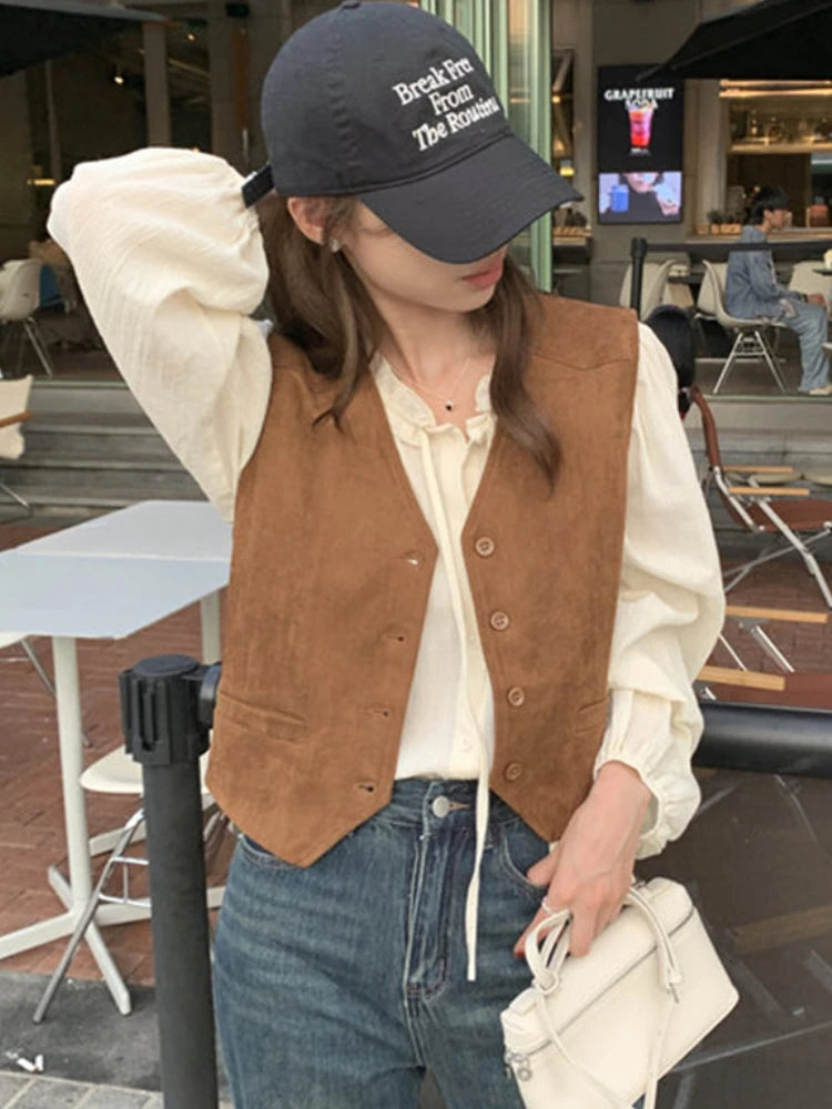 سترات أنيقة للنساء، معطف ربيعي وخريفي، مناسب لجميع المناسبات، كاجوال، موضة كورية، أناقة هاراجوكو، ملابس الشارع، أناقة نسائية