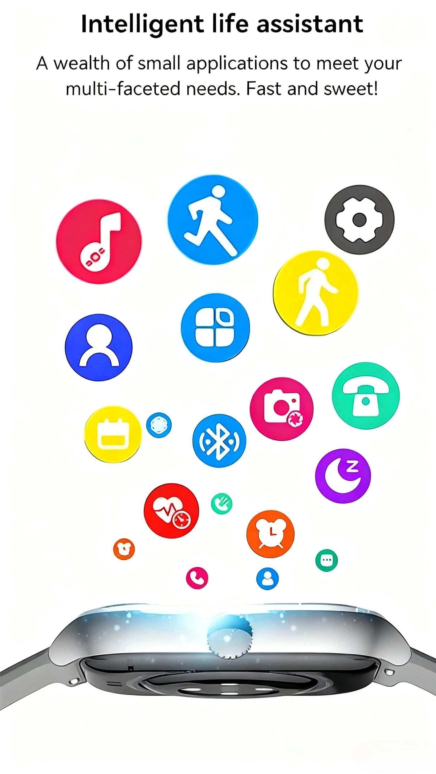 PHONEPACE H9 Intelligent Watch Bluetooth Call Remote Photography Sleep Monitoring Multiple Sports Modes Heart Rate Blood