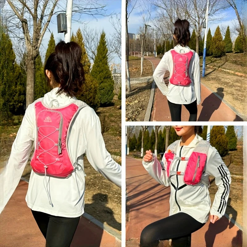 1pc New Outdoor Sports Marathon Backpack, Cycling Backpack, Hiking Backpack, Lightweight Multi-pocket Design