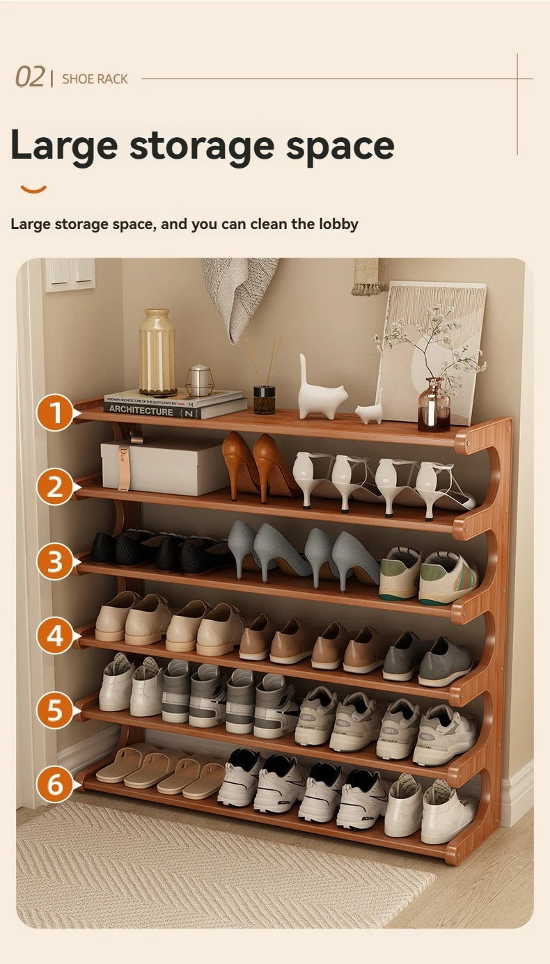 Shoe rack Dormitory Home Multi story Small Narrow Rental Room Dustproof Simple Rack Storage Dormitory Storage Rack Space Shoe Ca