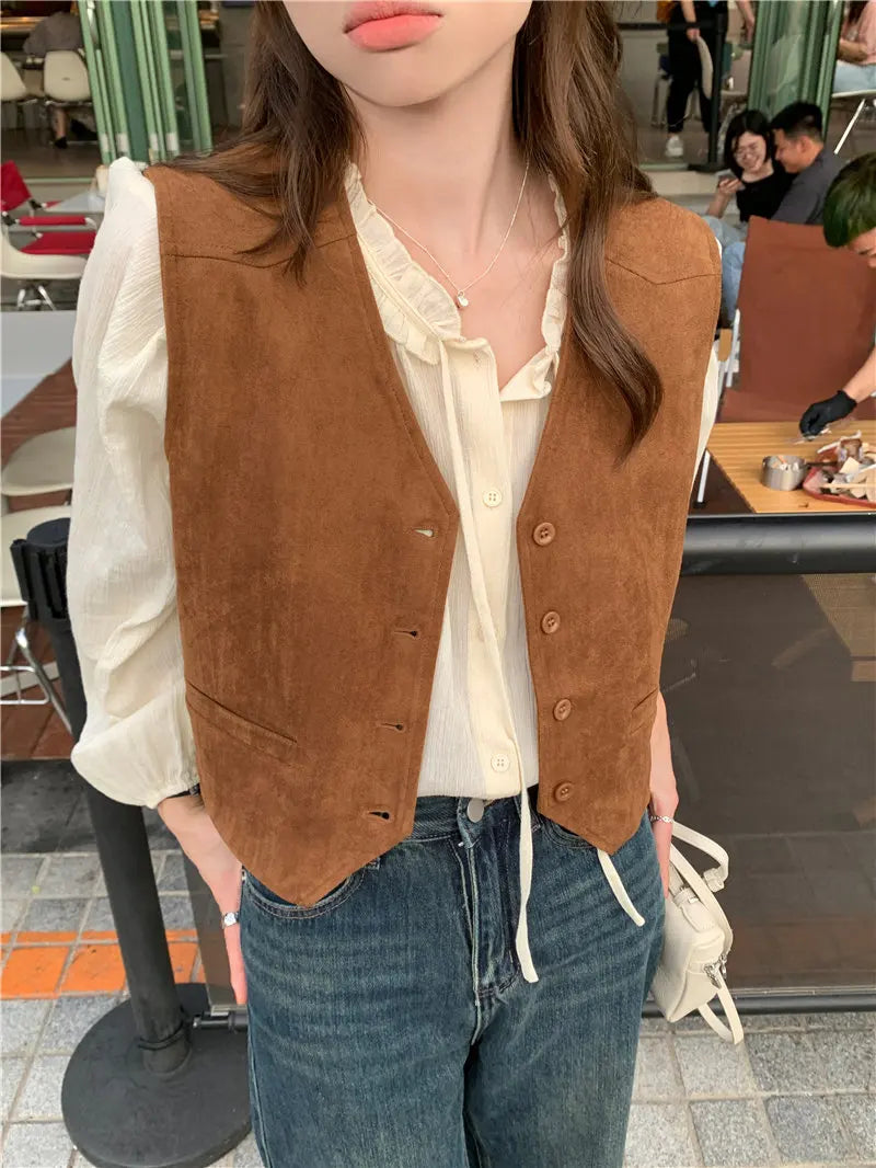 سترات أنيقة للنساء، معطف ربيعي وخريفي، مناسب لجميع المناسبات، كاجوال، موضة كورية، أناقة هاراجوكو، ملابس الشارع، أناقة نسائية