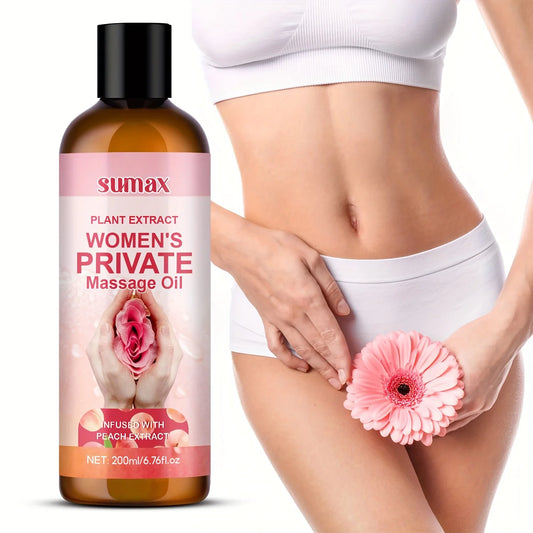 Private Massage Oil for Women,Peach Scent,Long-Lasting Fragrance, Deep Moisturization,Gentle Formula,Suitable for All Skin Types