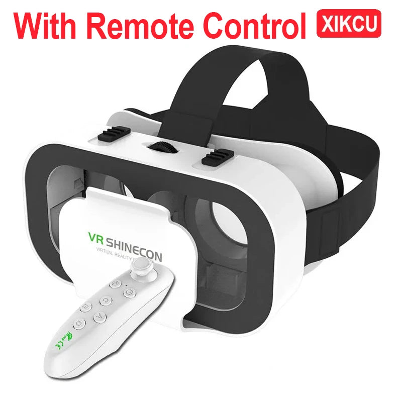 XIKCU VR Glasses 3D Headset Virtual Reality Device Helmet Goggles Lenses Mobile Smartphone Smart Phone Cell Realidade Viar VR