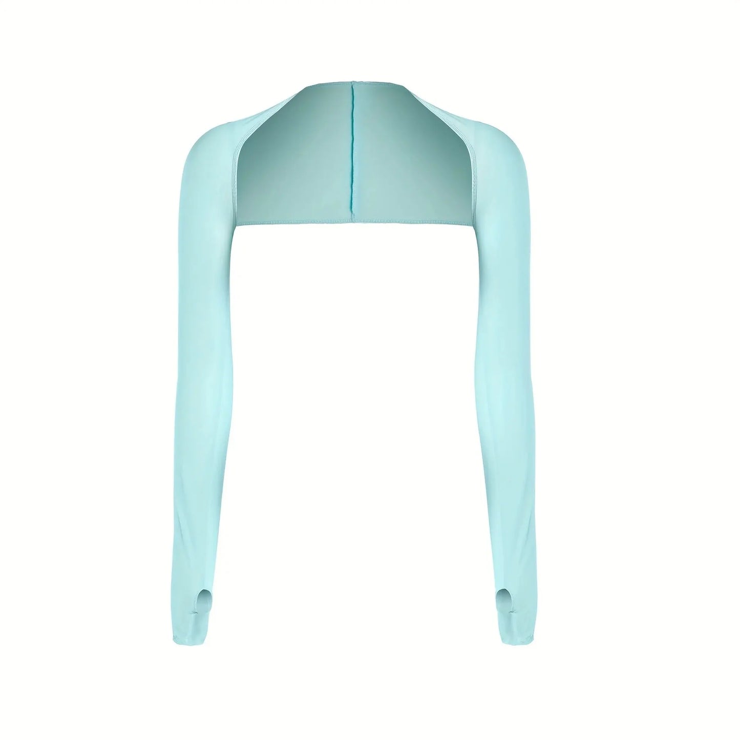 شال رياضي نسائي للحماية من الشمس بتصميم رفيع بطول الكتف وأكمام رياضية مثالية لممارسة رياضة الجولف والجري وركوب الدراجات في الهواء الطلق