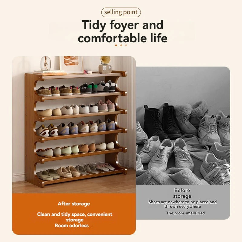 Shoe rack Dormitory Home Multi story Small Narrow Rental Room Dustproof Simple Rack Storage Dormitory Storage Rack Space Shoe Ca