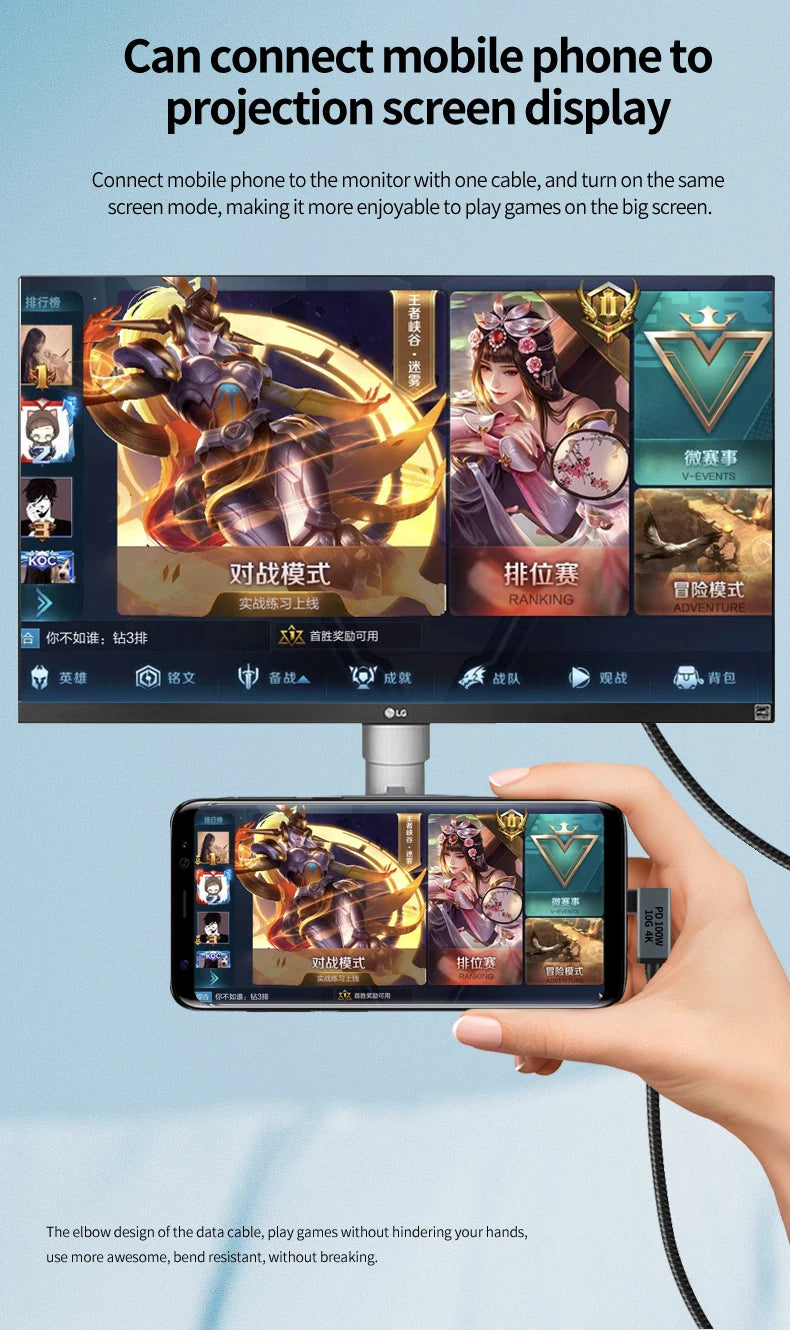 7M 6M 5M For Oculus Quest 2 Link Cable USB3.2 Quick Charge Cables For Quest2 VR Data Fast Charges VR Headset Accessories