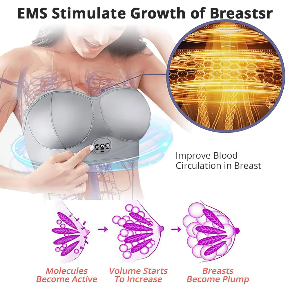 Bra Enlargement Breast Massager Wireless Chest Enhance Vibration Massage Machine Beauty And Personal Care Nursing Instrument