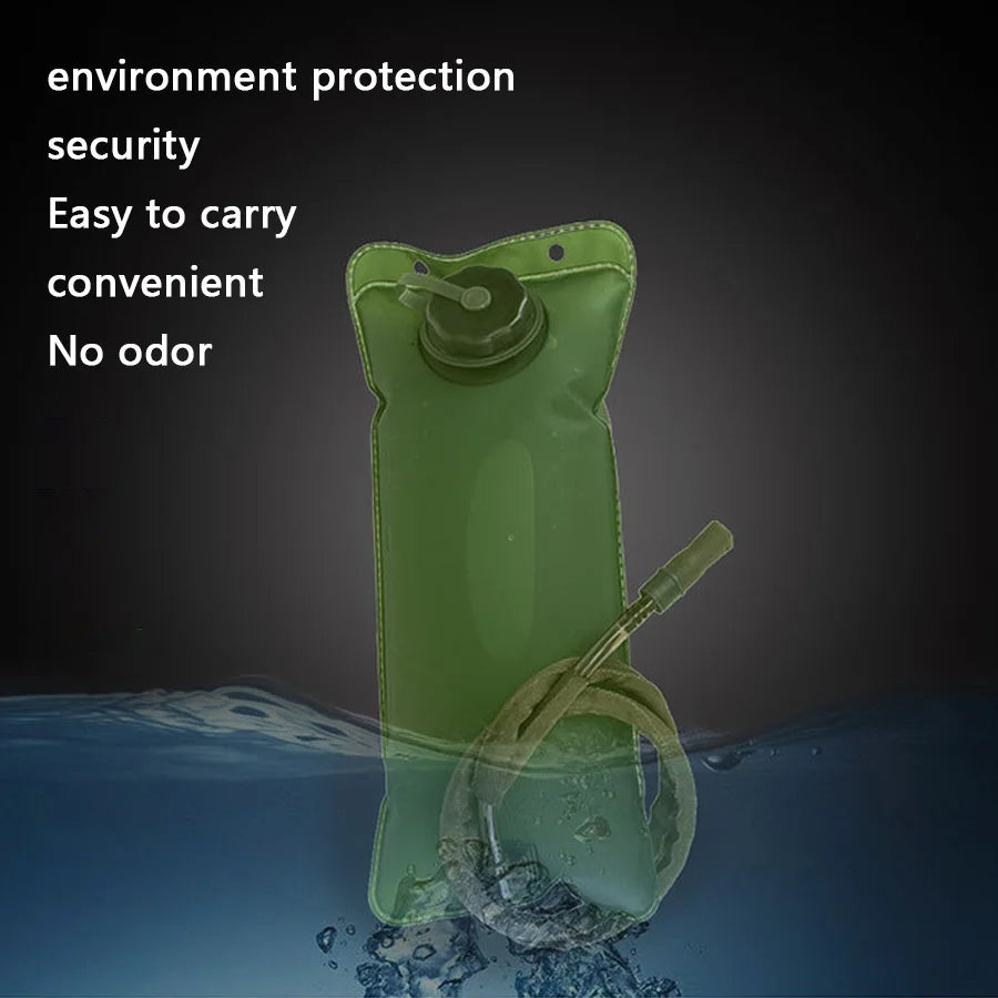 Sports backpack with 3L waterproof water bladder, suitable for running, jogging and cycling