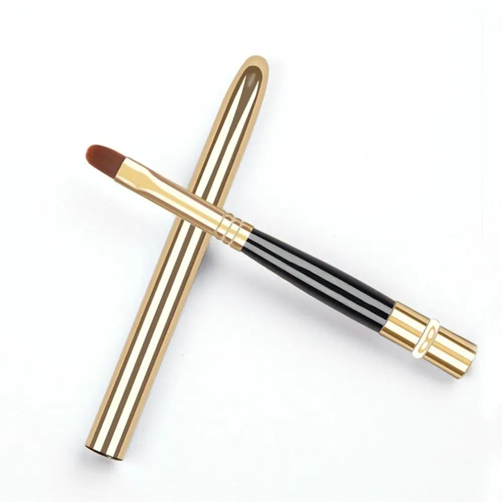 Makeup Brush Women Beauty Lip Gloss Brush with Protect Cap Lady Lipstick Brush Lip Brush Cosmetic Brush Concealer Brush