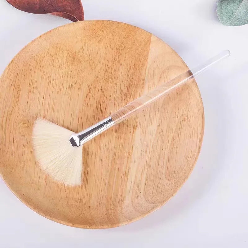 1Pc DIY Facial Cleanser Brush Soft Hair Face Massage Wash Brush Face Mask Brush Portable Skin Care Beauty Makeup Tool