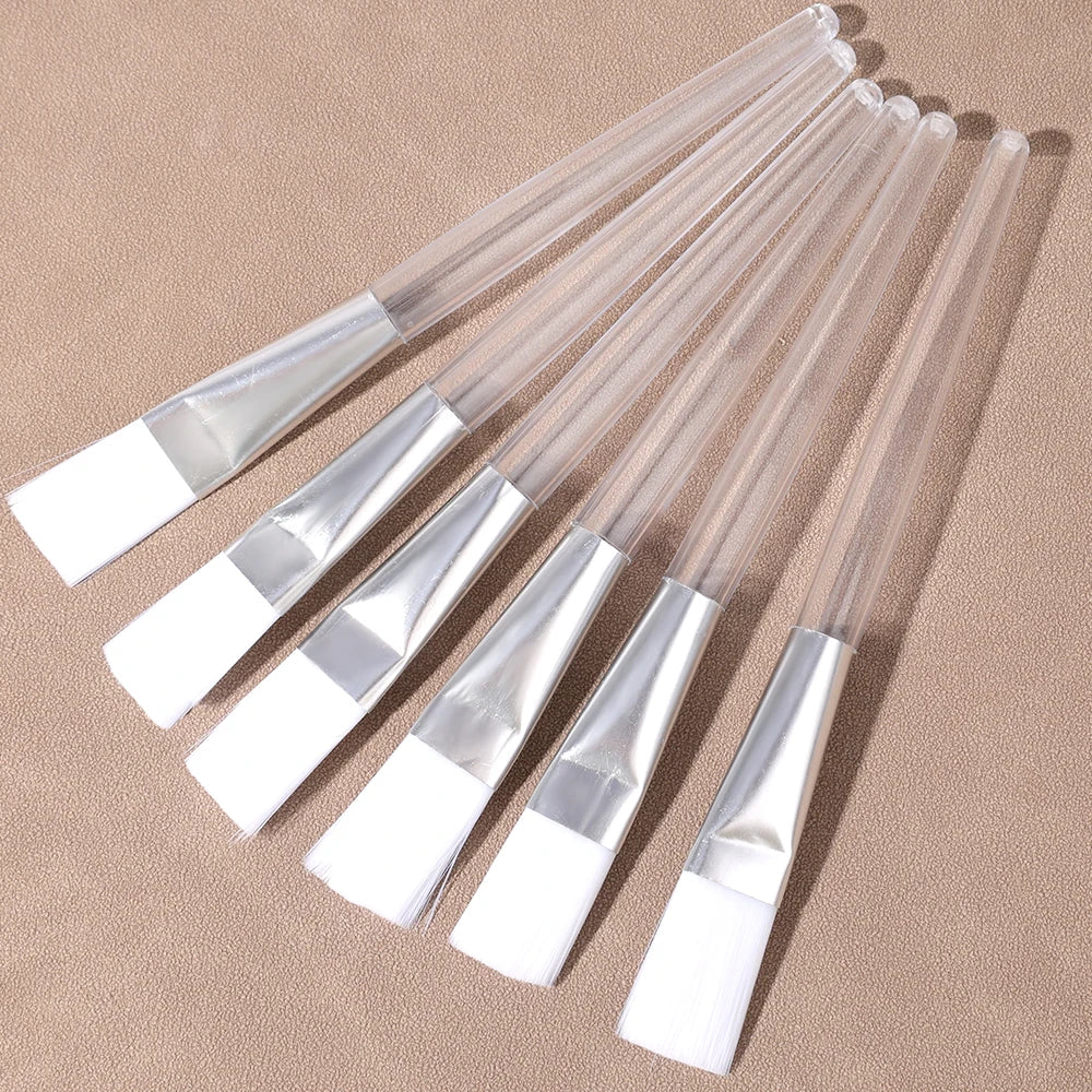 فرش أقنعة الوجه التجميلية، أدوات صنع أقنعة الوجه المصنوعة يدويًا من الشعر الناعم، فرش مكياج، أقنعة، أدوات وضع، صالون تجميل، سبا، أدوات العناية بالوجه