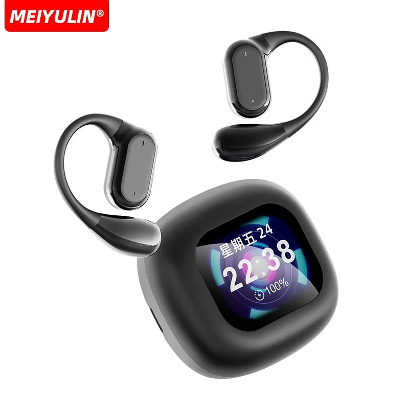 Real-Time Language Translator Headphones Bluetooth Wireless Earphones Sports Noise Reduction Earhooks Headset Smart Touch Screen