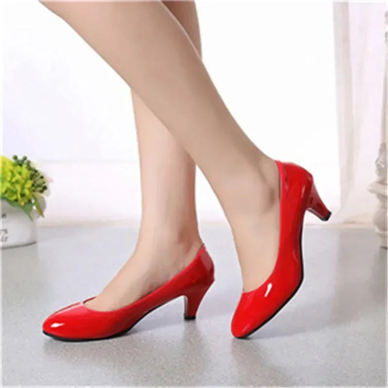 Female Pumps Nude Shallow Mouth Women Shoes Fashion Office Work Wedding Party Shoes Ladies Low Heel Shoes Woman Zapatos De Mujer