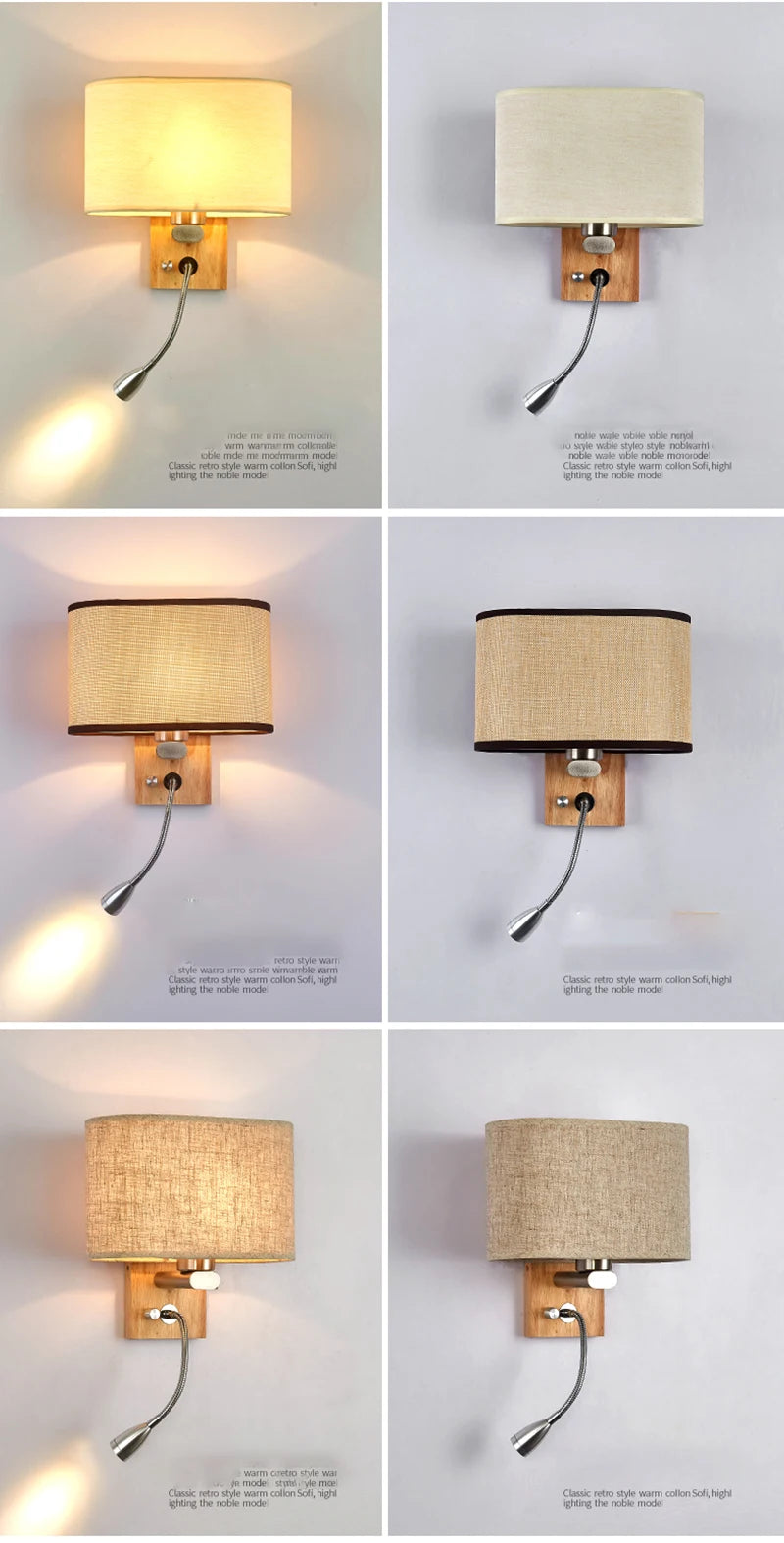 Bedroom Wall lamp With 3W Spotlight Modern Sconce for Living Room Bedside Bathroom Mirror Light Home Decor Indoor Light Fixtures