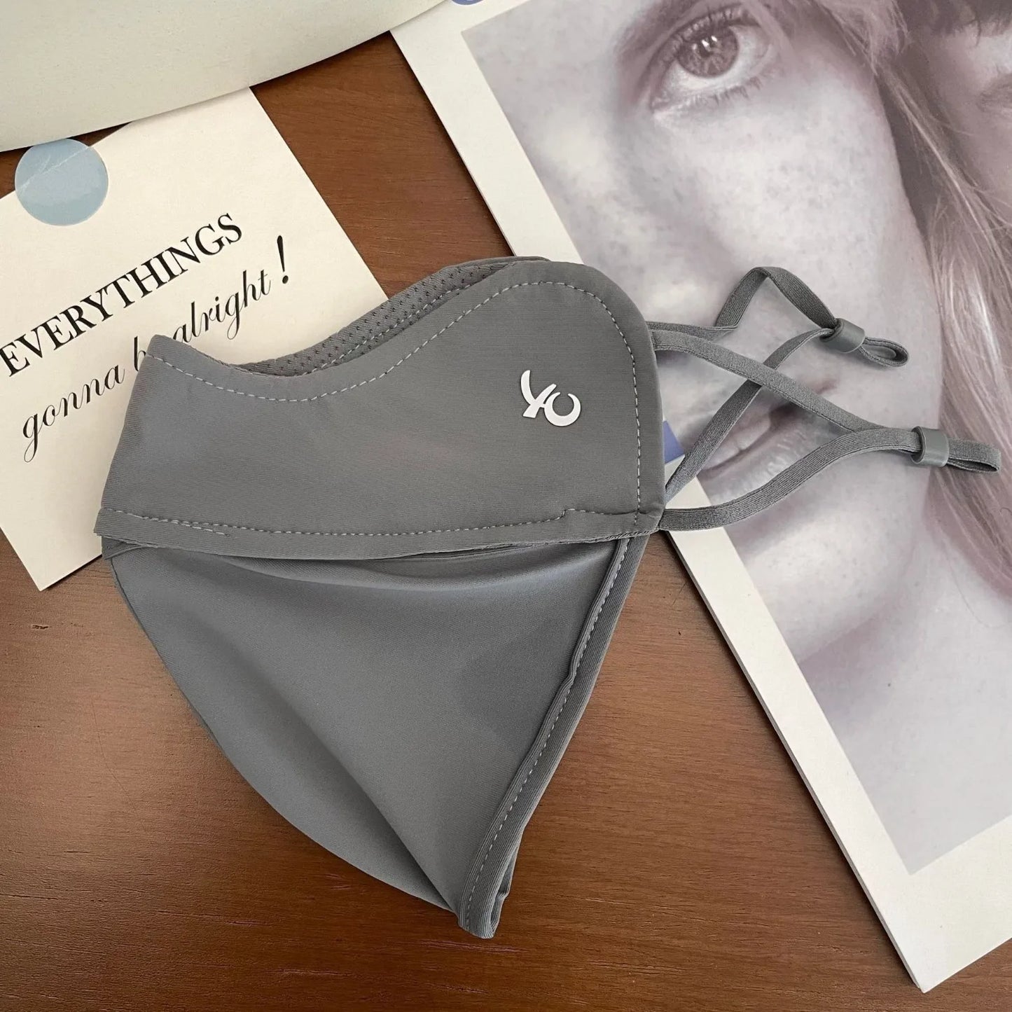 Face Mask Outdoor Sports Summer Ice Silk Sunscreen Face Sun Protection Forehead Thin Section Breathable