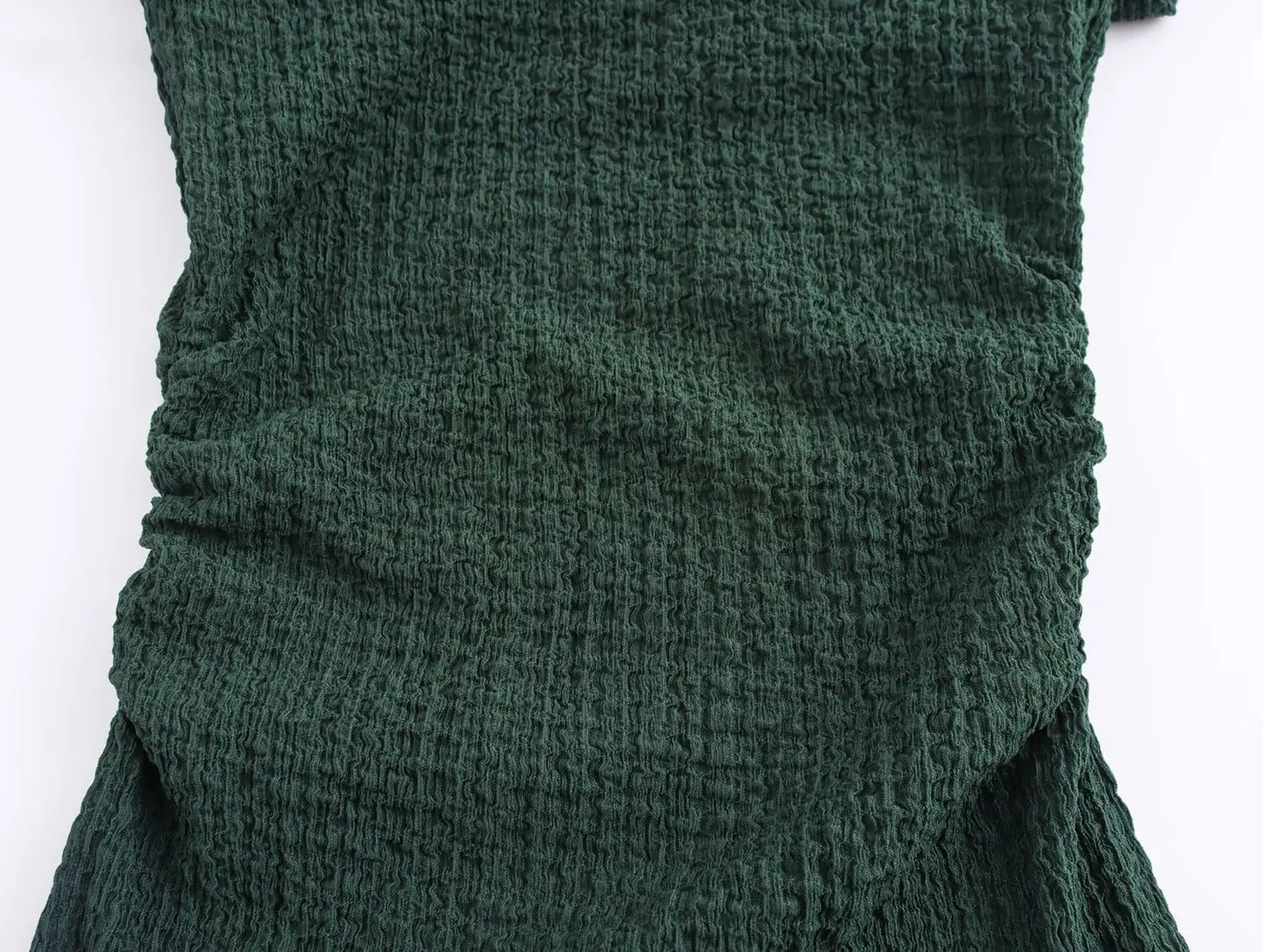 فستان طويل بسيط مزخرف بفيونكة ومنسوج على الطراز الأوروبي والأمريكي للنساء جديد لعام 2025