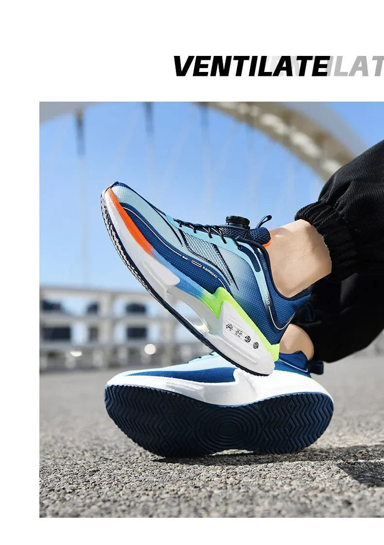 أحذية رياضية رجالية للجري، أحذية ماراثون كاجوال، خفيفة الوزن، قابلة للتنفس، مريحة، رياضية، مضادة للانزلاق، أحذية رياضية للمشي في الهواء الطلق