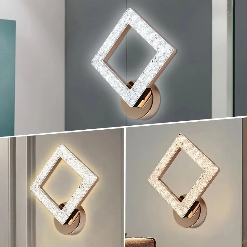 Bedside lamp bedroom decoration new master living  staircase modern simple background aisle wall light