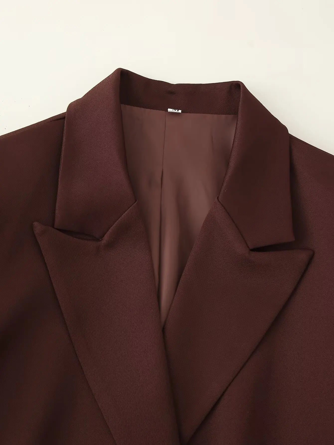 Womens Fashion Blazer Wide Shoulders Waist Tie Long Sleeve Blazer Stylish And Versatile Suitable For Workplace And Casual Wear