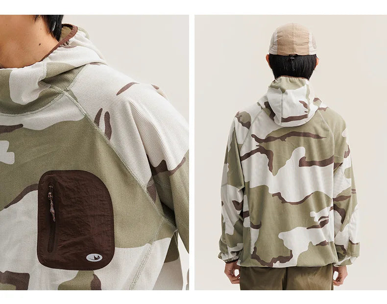 Outdoor Sports Lightweight Quick-Dry Hooded Fleece Training Top Unisex Design with Multiple Color Options Outdoor Camping Hoodie