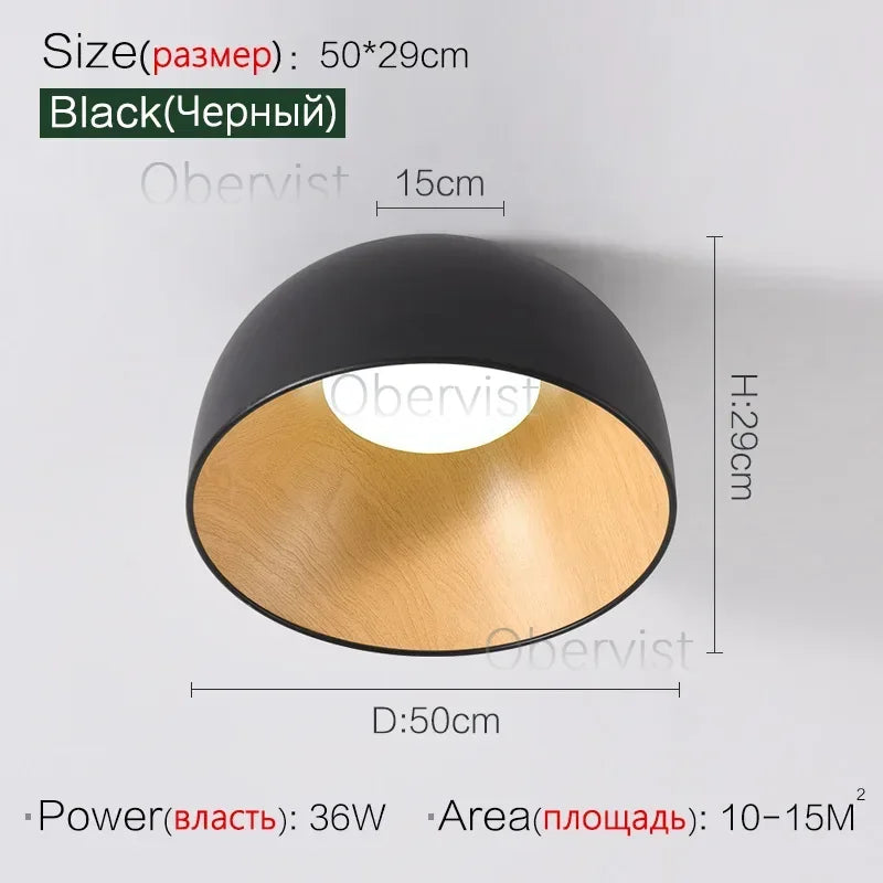 Bedroom Lamp Ceiling Lamp Creative Inclined Ceiling Room Light Personality Modern Minimalist Wood Grain Study Lamp Owner