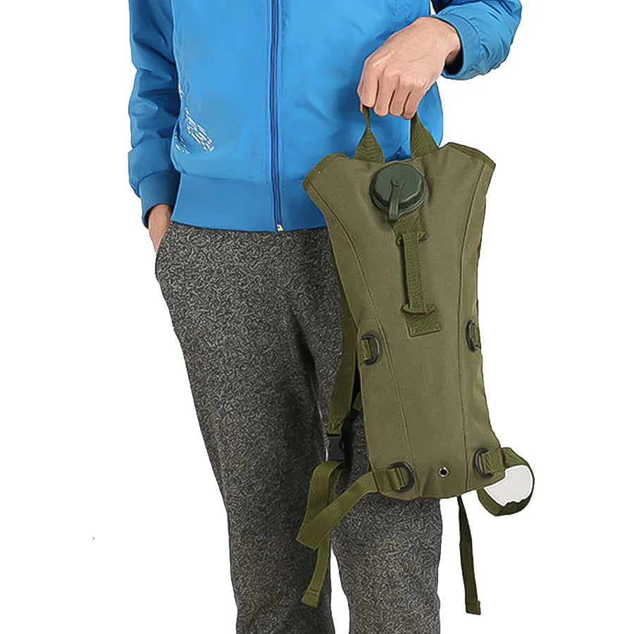 Sports backpack with 3L waterproof water bladder, suitable for running, jogging and cycling