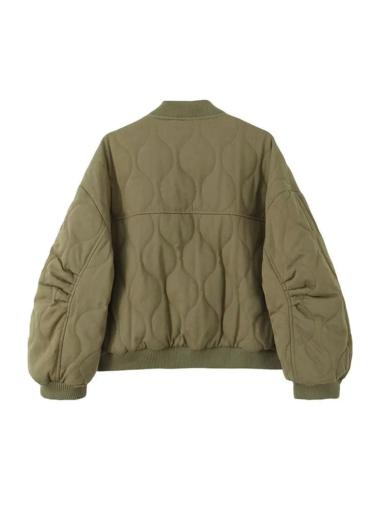 2025 Autumn/Winter Women Fashion  New Jacket Long Sleeved Single-breasted Flap Pocket Short Coats Chic Ladies Y2K Tops