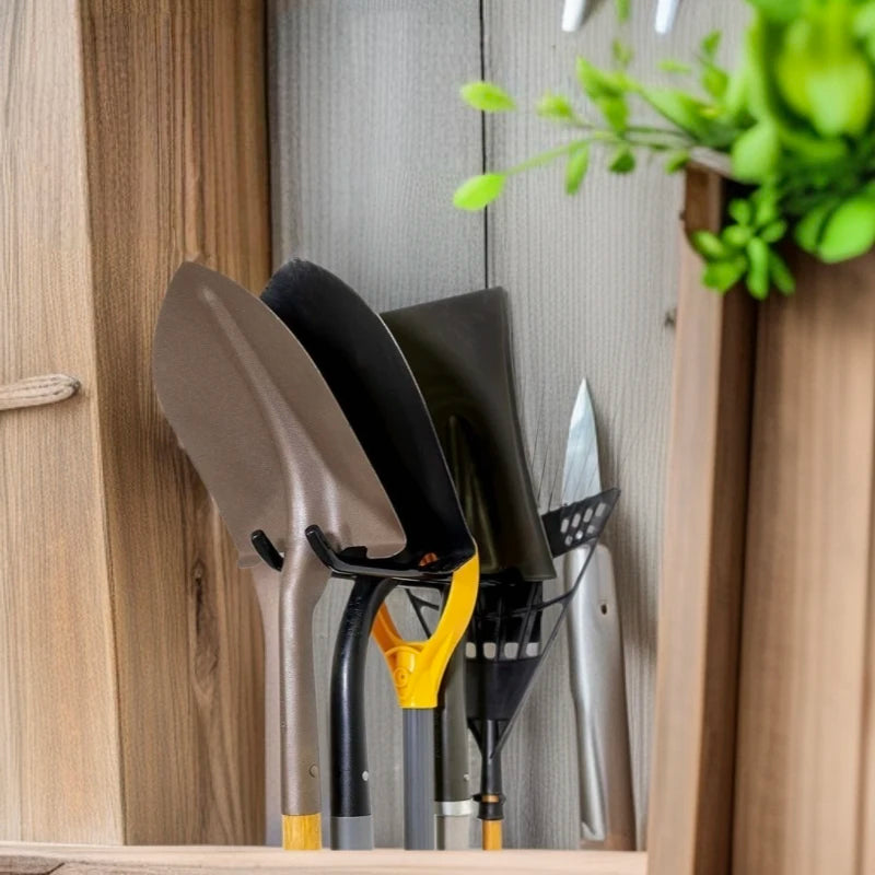 Tool Storage System Hooks Wall Holder Garage Storage Multi-Purposes Garden Tool Organizer For Warehouse Garage Wall Hook