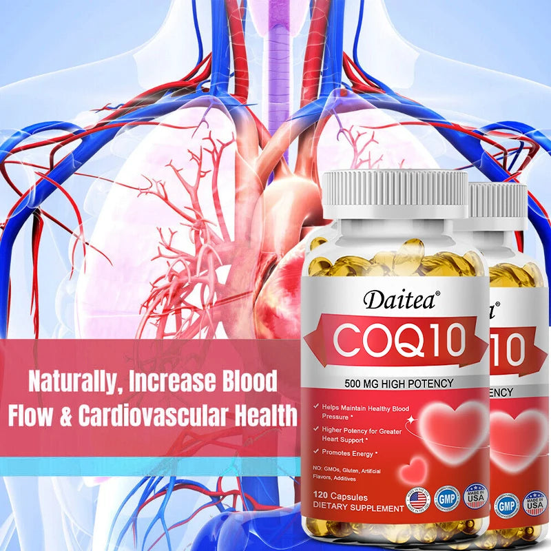 Coenzyme Q10 Capsules,Promote Cardiovascular Health and Heart Health,Provide Energy,Support Joint Health,Promote Overall Health