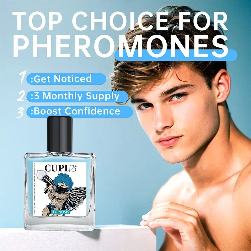 Cupid Pheromone Perfume For Men Enhances Attraction, Lasting Seductive Fragrance Fresh & Charming Scent Perfect Cologne SwiftNest