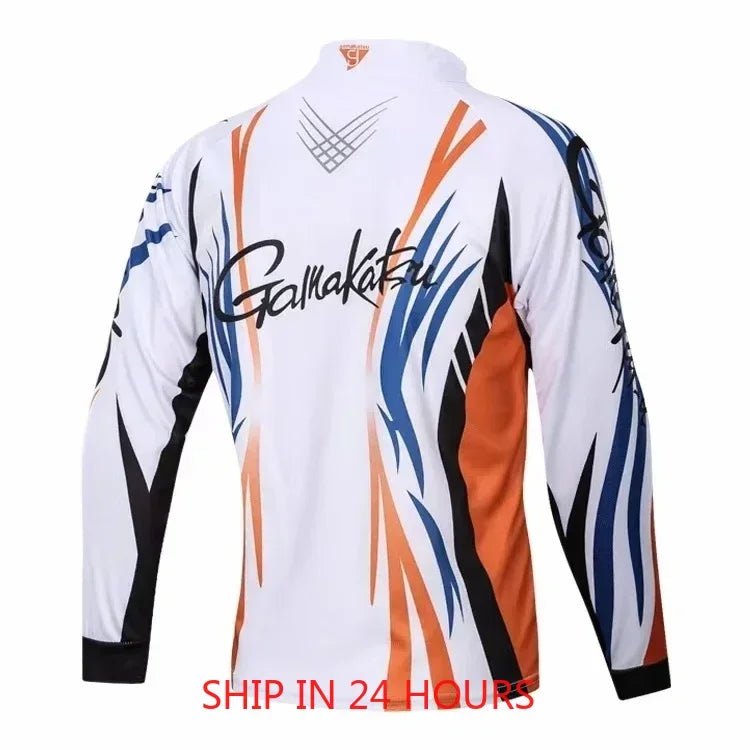 Outdoor Sports Summer Fishing Clothing  Anti-UV Sunscreen Breathable Quick Drying  Fishing Shirts Long Sleeve Clothes