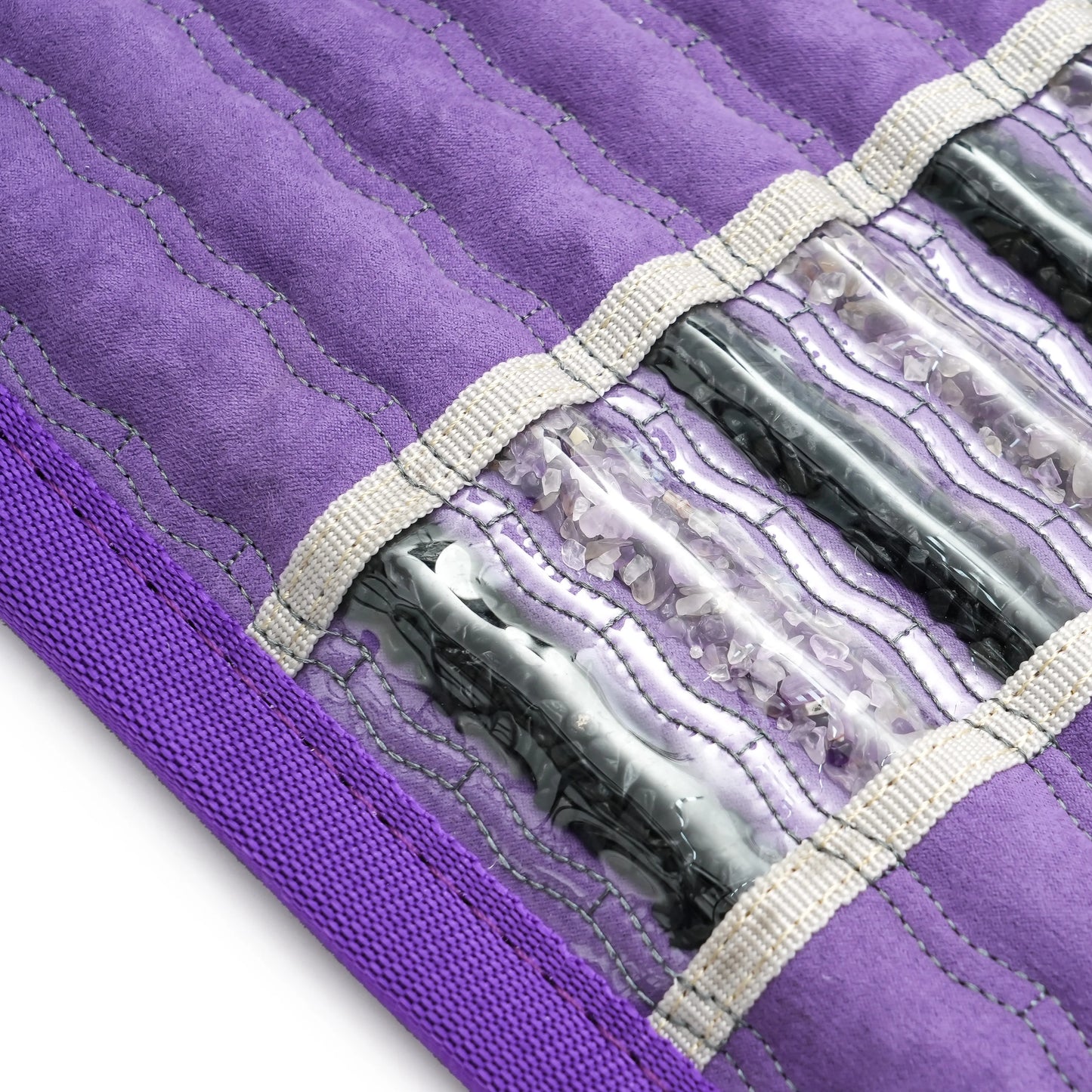 High-Dose Amethyst PEMF Mat 1-50hz Tourmaline Far Infrared Negative Ion Massage Mattress for Health Care and Wellness