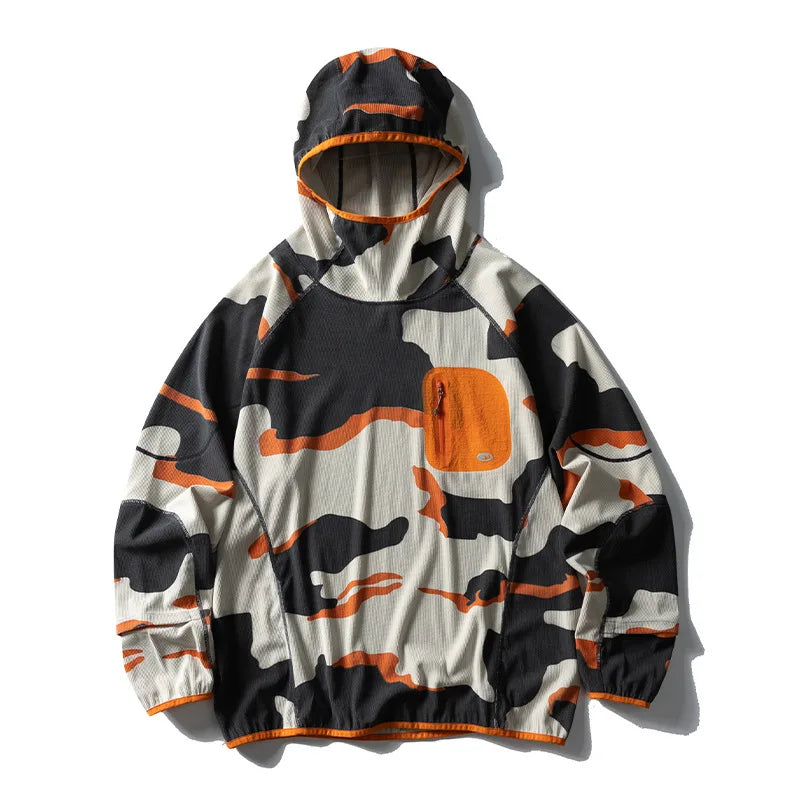 Outdoor Sports Lightweight Quick-Dry Hooded Fleece Training Top Unisex Design with Multiple Color Options Outdoor Camping Hoodie