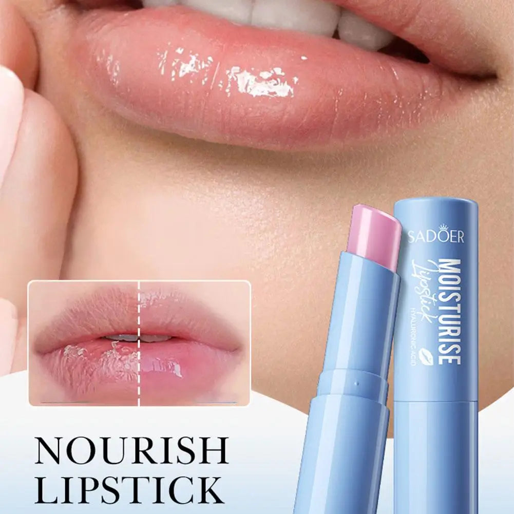 Hyaluronic Acid Lipstick Lips long-lasting Moisturizing Nourishing Soothing Dryness Brightening Lip Balm Beauty Skin Care