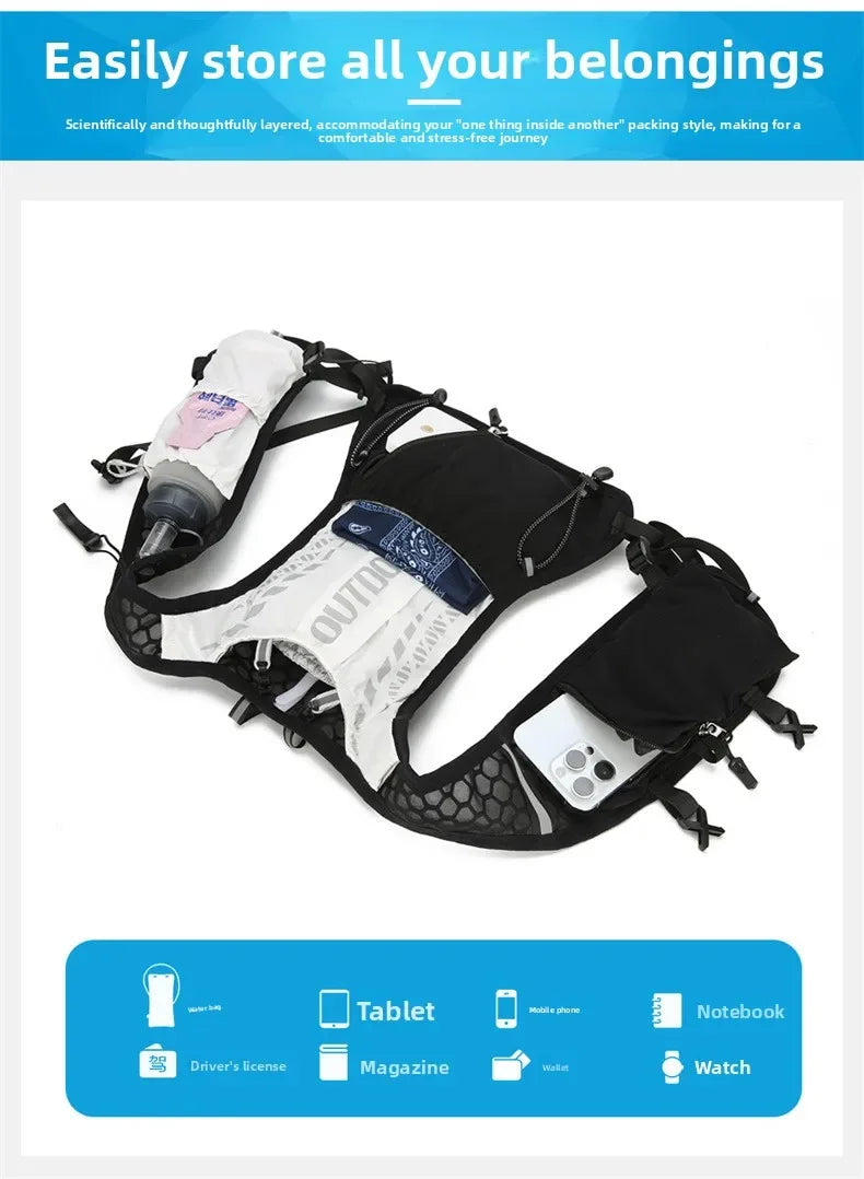 Outdoor sports water bag, hiking, running, cycling, backpack, off-road hiking backpack, water bag package